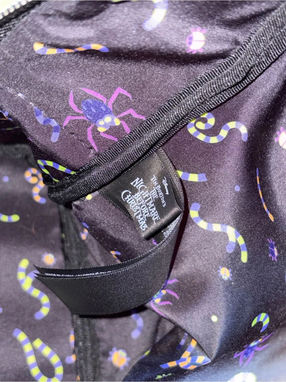 Loungefly Disney Oogie Boogie Creepy Crawlies Glow In The Dark Mini Backpack